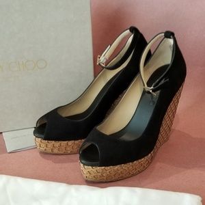 Only wore twice! Jimmy Choo shoes practically new